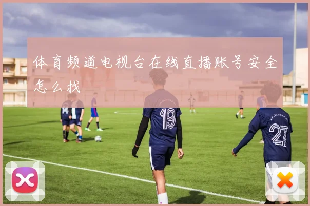 体育频道电视台在线直播账号安全怎么找